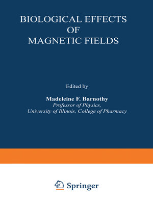 cover image of Biological Effects of Magnetic Fields